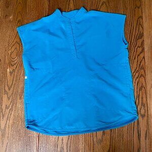 Figs Scrubs Top - Rafaela Pacific Blue - Size XXS